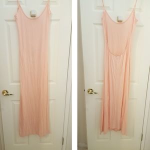 Loila USA Peach Orange Beach Cover-up Maxi Dress